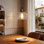 Luminaire suspendu en verre 1 lumière Farmhouse
