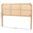Gastelum Bayur Solid Wood and Natural Bamboo Headboard-721295410
