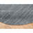 Shundell One-of-a-Kind 8' New Age Round Wool Area Rug Gray
