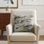 Coussin lombaire abstrait en mélange de duvet-72585489