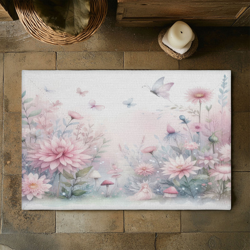 Tapis tressé Secret Bloom, Rectangulaire 3 pi x 5 pi