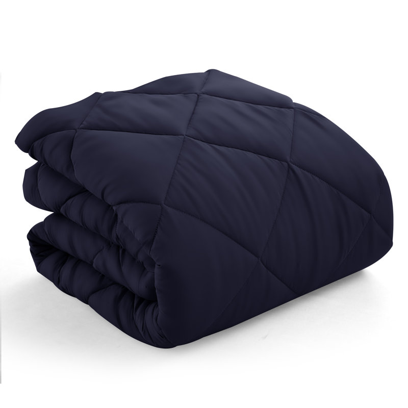 Lux Decor All Season Polyester Solid Lightweight Down Alternative Comforter, Twin Comforter, Grey