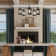 25"W 5-Light Oliver Metal and Glass Chandelier