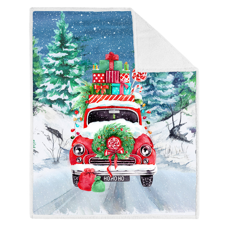  Jeté de voiture de Noël haut de gamme de qualité supérieure, super doux, léger et confortable