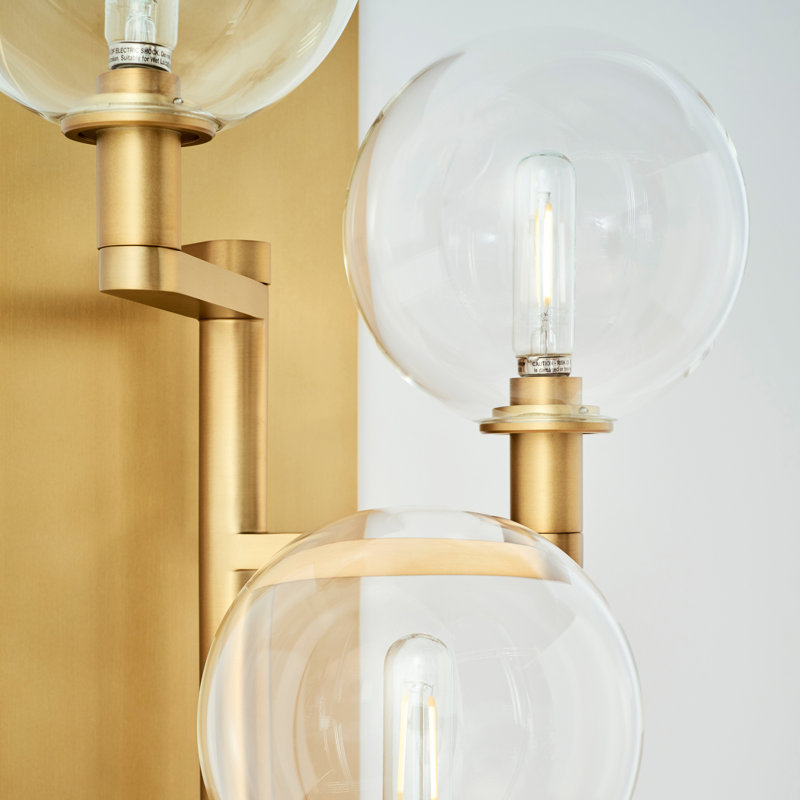 Gambit 3 - Light Armed Sconce, Aged Brass, Yes