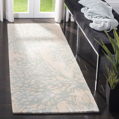 Tapis floral en laine touffeté à la main Wimborne