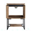Meuble-lavabo sur pied simple 24,19 po avec plateau en bois manufacturé Nosser