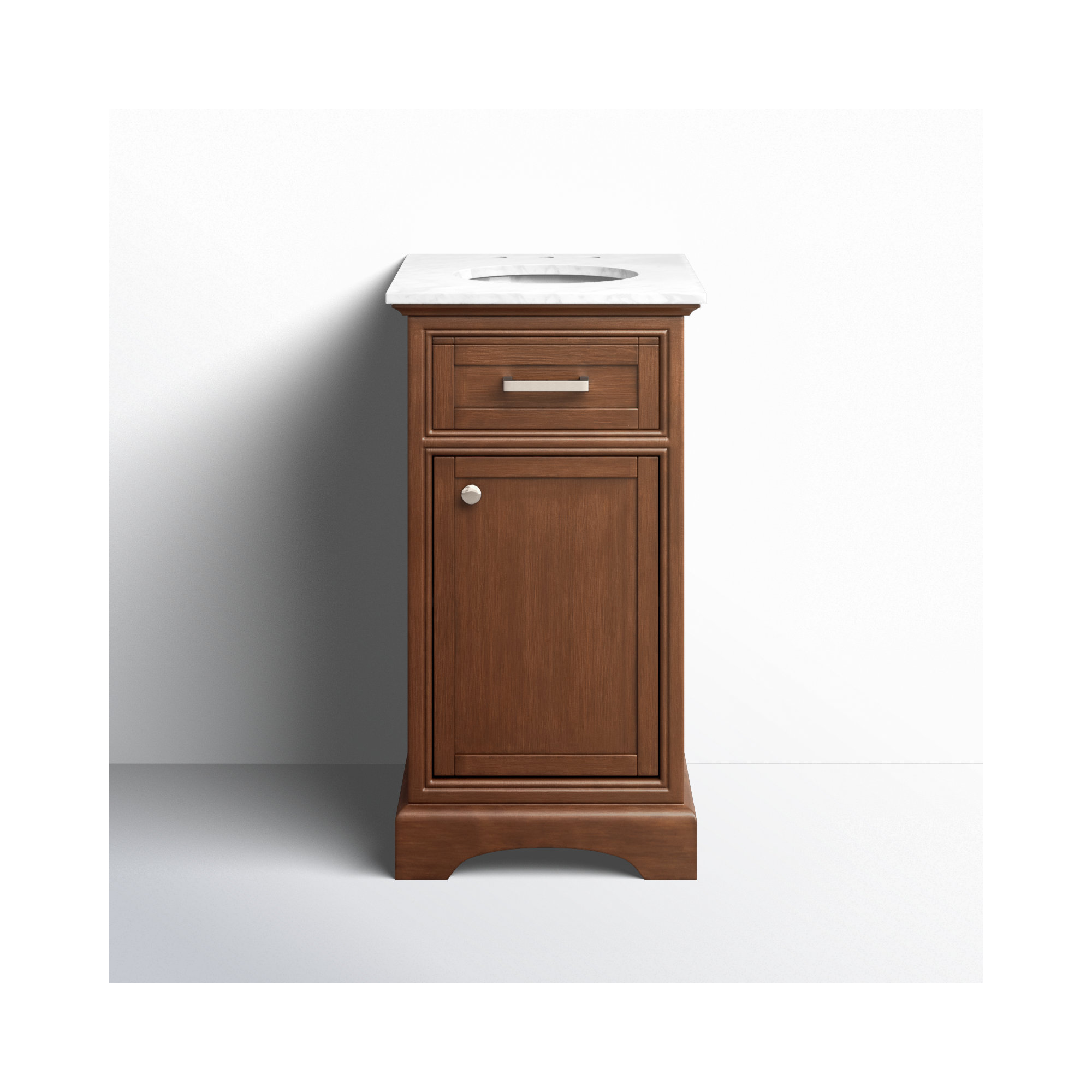 Hermes 19'' Single Bathroom Vanity, Teak