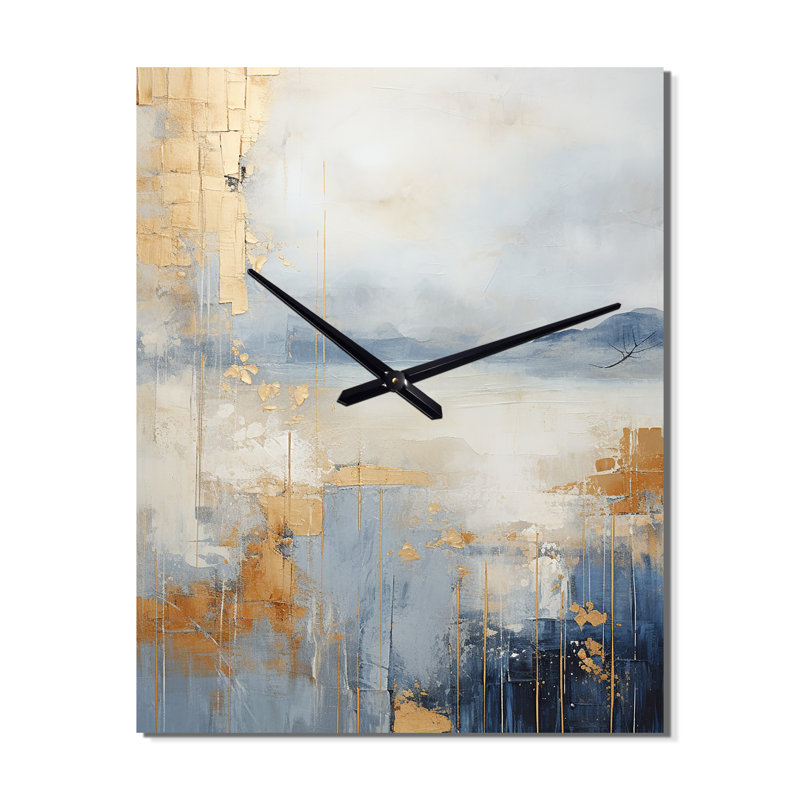 Horloge murale Pairies Majestic Grasslands IV, Moyen