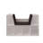 Modern White Bookshelf with Cushion, 40.6 x 24.8 x 11.8 inches | 100% Melamine Coated Particle Board, Thickness: 0.7 inches | Elegant 100% Polyester Cushion with Bouclette Touch | Ideal for Home & Office Decor-1810337739