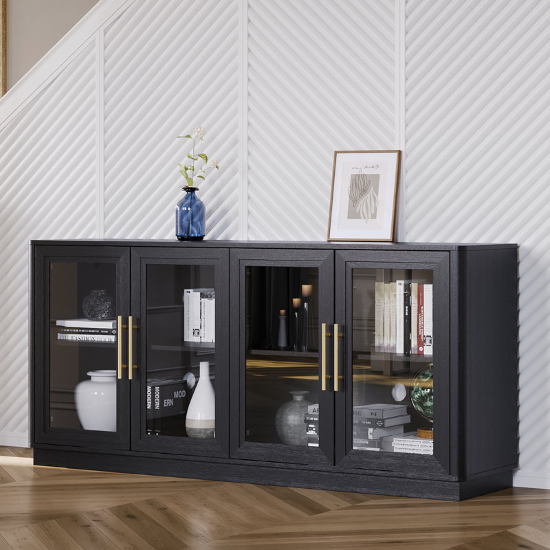 Madlynn 63 " W Sideboard, Black