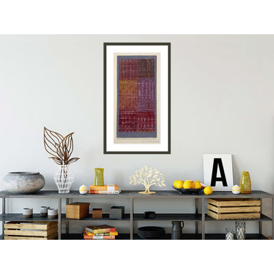 «Curtain (Vorhang)» par Paul Klee, impression giclée encadrée
