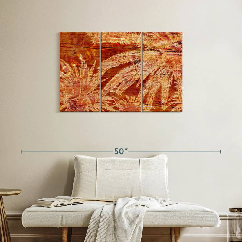 Harnek Orange Palm Grove, 24" H x 38" W
