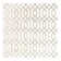 Glam Geometric White Silver Area Rug