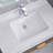 Rectangular Undermount Bathroom Sink With Overflow