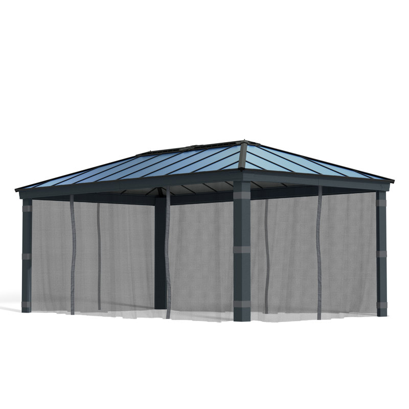 Gazebo Screen, 212cm H x 507cm W x 212cm D
