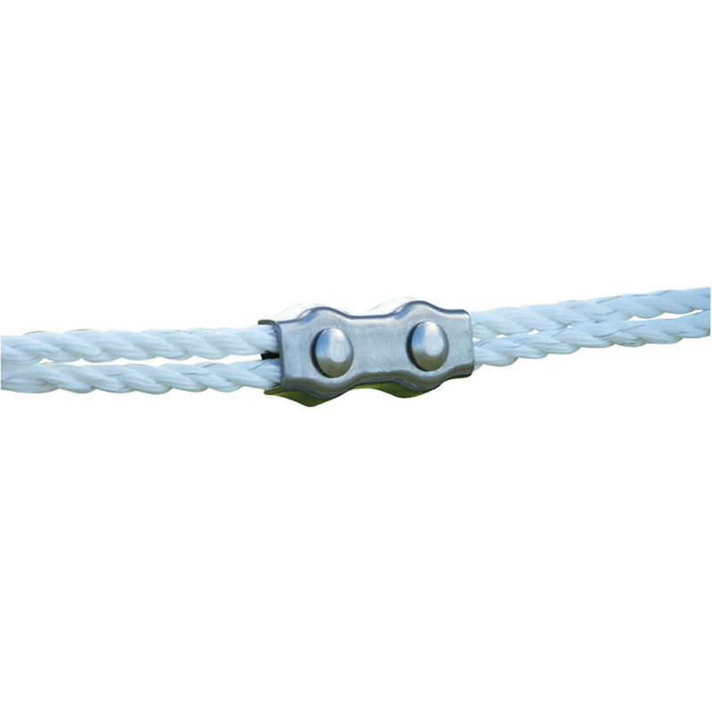 4.8'' H x 3'' W Silver Polyethylene Plastic Rope/Braid