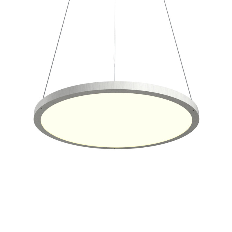 Lustre tambour unique à 1 lumière Naiá, H 0,98 po x l 21,26 po x P 21,26 po, Blanc organique