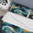 Blue Celestial Geometry Geometric I Box Stitch Abstract Duvet Cover-1519054358