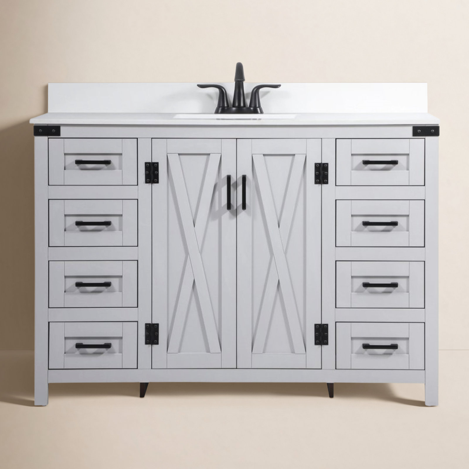 Slayton 48 " Single Bathroom Vanity, Gray