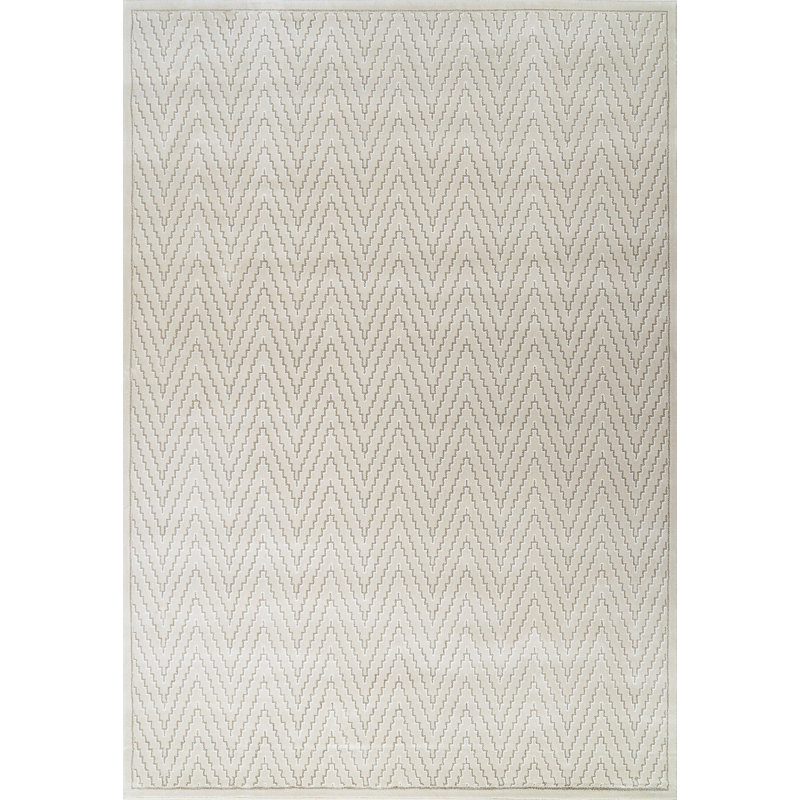 Harmony 59019-9595 Ivoire / Gris, Rectangle 9 pi 2 po x 12 pi 10 po
