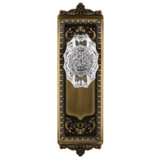 Grandeur Windsor Plate Passage with Biarritz Crystal Door Knob