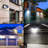 0.005 Watt LED Solar Power Dusk to Dawn Outdoor Security Wall Pack with Motion Sensor