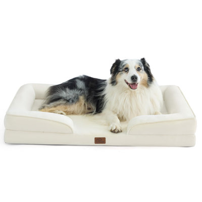 Lits orthopédiques imperméables pour lit avec housse amovible lavable, mousse de soutien