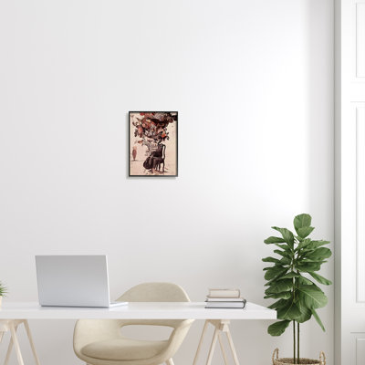 «Musician Butterfly Botanicals Collage Giclee», art mural texturé par Matheus Lopes Castro