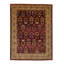 Oriental Hand-Knotted Wool Burgundy/Ivory/Blue/Teal Area Rug-50887092
