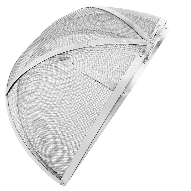 Pare-étincelles pour foyer en acier inoxydable, H 17 po x l 30 po x P 30 po