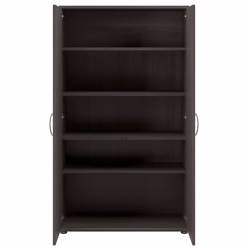 Ensemble de rangement modulaire 5 pièces avec placards Bush, Gris tempête