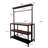 Kitchen Island, Bakers Rack, Island Table For Kitchen,3 Tier Microwave Stand Oven Shelf With Storage, Storage Shelf For Kitchen Dining Room Living Room,3 Hooks