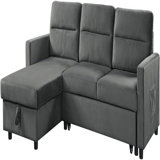 Phenex Seaside Style Reversible Sleeper Sectional Sofa