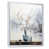 White Floater Framed