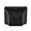 Analog Battery-Operated Alarm Tabletop Clock in Silver/Black