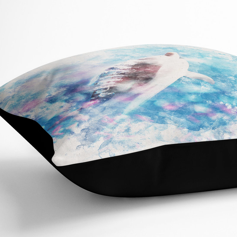Square Throw Cushion, 40cm H x 40cm W x 15cm D, Black