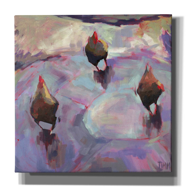 «Race humaine 2» par Lisa Timmerman, H 37 po x l 37 po x P 1,5 po
