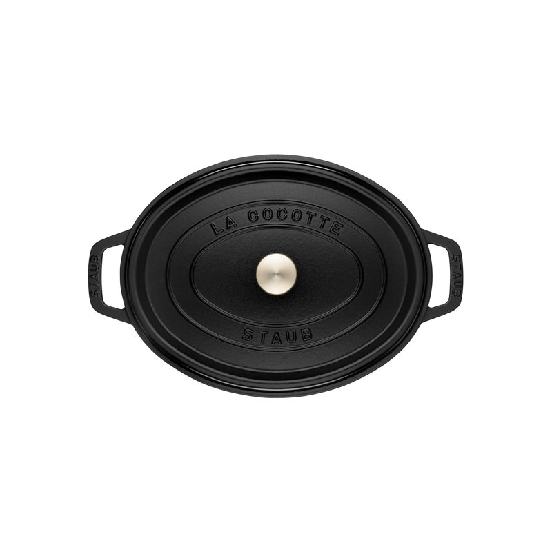 Cocotte ovale en fonte La Cocotte, noir, 5,7 pte