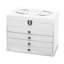 Wood Jewellery Box + Drawers