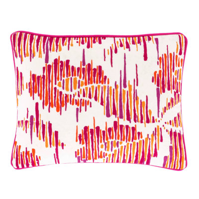 Boogie Board Embroidered Cotton Pillow Cover