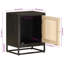 Battistino 40cm W Iron Bedside Table