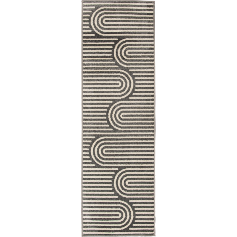 Henrikki Geometric Indoor / Outdoor Rug, Runner 2' x 6'7''
