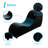 Curved Velvet Yoga Chaise Lounge with Removable Washable Cover, Black-763240008