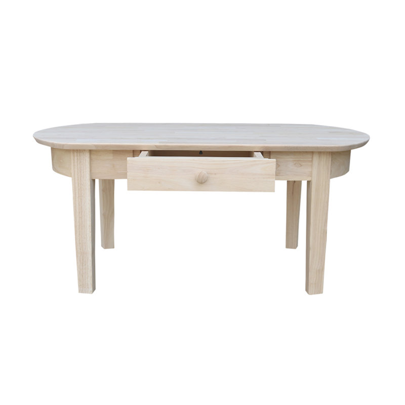 Table basse en bois non fini Philips