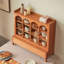 Vitrine en bois massif simple et rétro