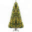 Arbre de Noël 7,5 pi avec des branches réalistes, 500 lumières DEL blanc chaud et 1346 pointes, parfait pour un décor des Fêtes-1958483923-1958483934