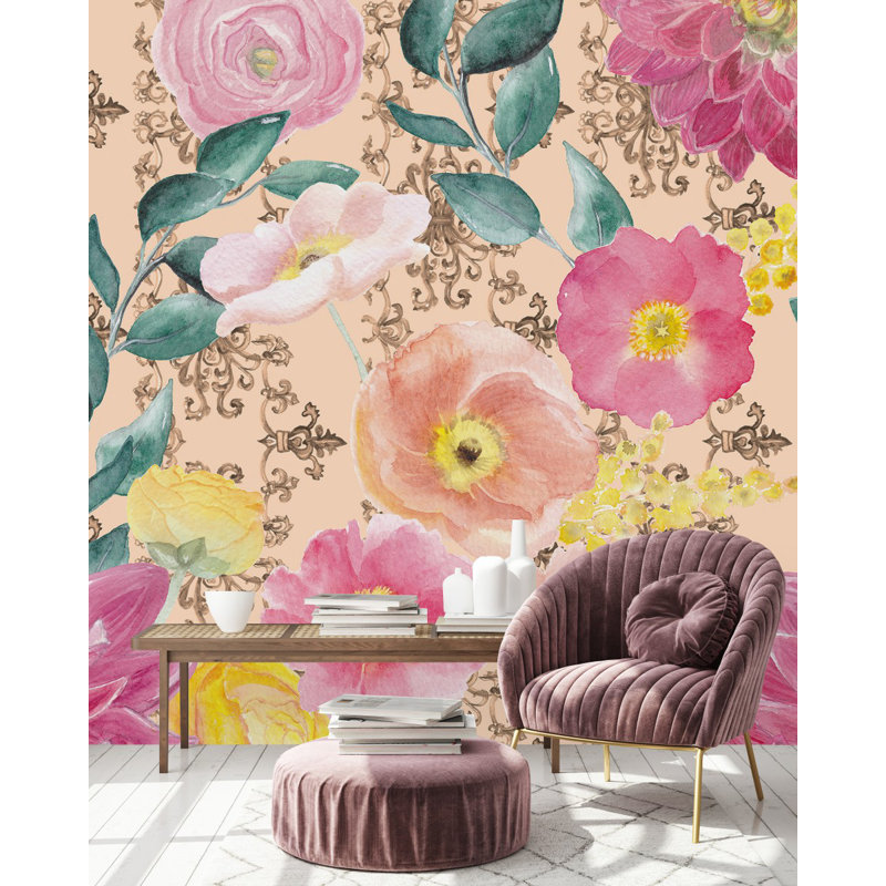 Peel & Stick Wall Mural, 8.34' W x 8.34' L
