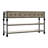 53" Console Sofa Table, Entryway Table With 3 Drawers, 3 Tier Behind Couch Table-1453933406