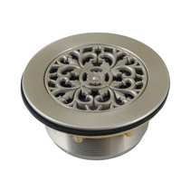 Tub/Shower Drain Covers in Brushed Nickel